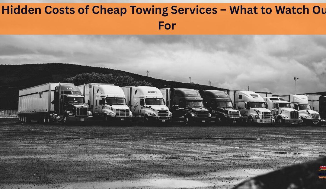 Hidden Costs of Cheap Towing Services – What to Watch Out For