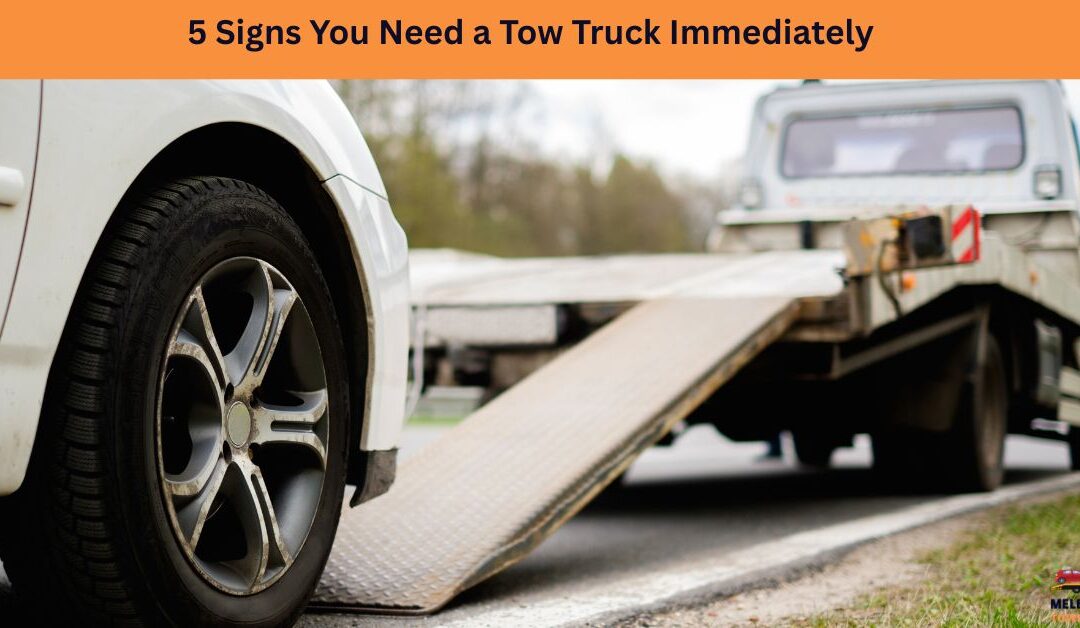 5 Signs You Need a Tow Truck Immediately